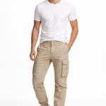 Urban Classic Slim Fit Cargo Pants (Beige)