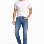 Classic Slim Fit Blue Denim Jeans