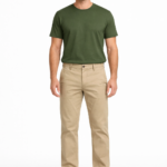 Premium Slim Fit Cotton Chinos – Beige